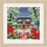 Vervaco Embroidery Kit Picture Winter 22x22cm
