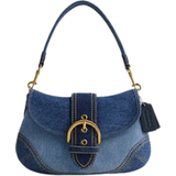 Denim Bags Coach Soho Bag In Repurposed Denim - Denim/Brass/Blue Multi