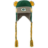 Green Beanies Outerstuff Preschool Green Green Bay Packers Wordmark Ears Trooper Knit Hat