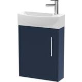 Blue Vanity Units for Single Basins Hudson Reed Juno 450mm Free-standing Cloakroom Vanity