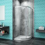 Sky Bathroom 1600mm Sliding Door Shower Tempered