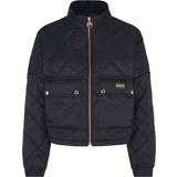 Women Jackets on sale Barbour Hamilton Quilted Bomber Jacket - Black