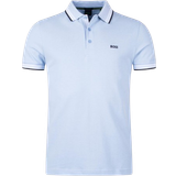 Cotton Polo Shirts Hugo Boss Pique Polo Shirt - Light Blue