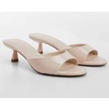 Patent Leather Slippers & Sandals Mango Women's Patent Leather Effect Heeled Sandals Lt-pastel