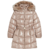 River Island Fitted Padded Coat - Brown