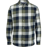 Checkered Clothing Jack & Jones Slim Fit Checkered Shirt - Green/Dusty Olive