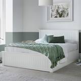 Frame Beds Bedmaster Dawson White Double Frame Bed