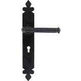Door Handles From The Anvil 33247 Black Tudor Lever Lock