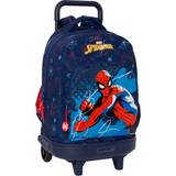 Men School Bags Safta School Rucksack with Wheels Spider-Man Neon Navy Blue 33 X 45 X 22 cm