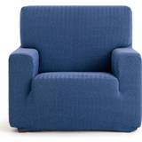 Loose Armchair Covers Eysa PREMIUM JAZ Loose Armchair Cover Blue