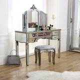 Melody Maison Large Mirrored Dressing Table