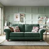 Green Sofas Abakus Direct Ingrid 3 Seater Sofa