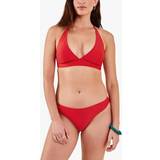 Bikini Tops Accessorize Textured Triangle Bikini Top, Red