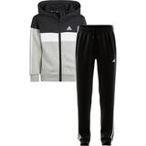 adidas Kid's Performance Sweatset - Black/White/Grey