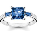 Chokers Jewellery Thomas Sabo Ring - Blue/Transparent
