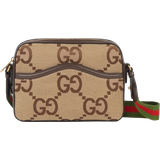 Gucci Jumbo GG Messenger Bag - Camel/Ebony
