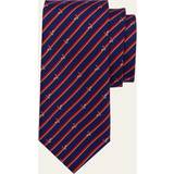 Ties Ferragamo Men's Roller Stripe-Print Silk Tie