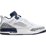 Men - White Shoes Nike Jordan Spizike Low M - White/Pure Platinum/Obsidian
