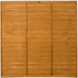 Wood Screenings Forest Garden Straight Cut Overlap Fence Panel 183x183cm
