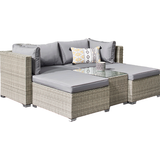Outdoor Essentials Avalon Outdoor Lounge Set, 1 Table incl. 2 Sofas