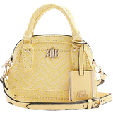 River Island Mini Tote Bag - Yellow Weave