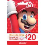 Nintendo Switch Gift Cards Nintendo Gift Card 20 USD