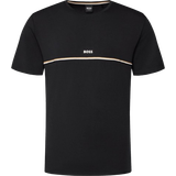 Elastane/Lycra/Spandex Tops BOSS Unique T-shirt - Black