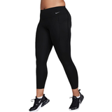 Nike Nylon Tights Nike Universa Women's Medium-Support Mid-Rise 7/8 Leggings - Black