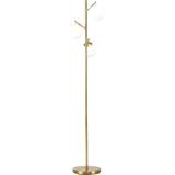 Built-In Switch Floor Lamps & Ground Lighting Homcom Modern Tree Gold Tone/White Floor Lamp 169cm