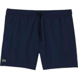Men Swimming Trunks Lacoste Lightweight Swim Shorts - Navy Blue/Green