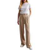 Clothing New Look High Waist Tailored Wide Leg Trousers - Stone