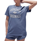 adidas Women's Originals Varsity Boyfriend T-Shirt - Blue
