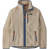 Patagonia Sportswear Garment Clothing Patagonia Men's Retro Pile Fleece Jacket - Dark Natural w/Utility Blue