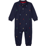 Blue Jumpsuits Children's Clothing Ralph Lauren Baby's Soft Cotton Polo Coverall - Refined Navy