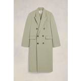 Women - Wool Coats Ami Paris Double Breasted Coat Green for Women
