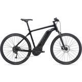 Mens hybrid bikes Giant E-Hybrid Bike - Roam E+ GTS 25km/h - Black Men's Bike