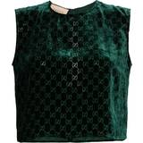 Gucci T-shirts Gucci Alexander Wang Cropped Logo Knit T-Shirt