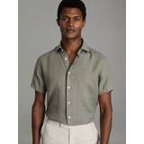 Linen - Men T-shirts Reiss Holiday Linen Regular Fit Shirt
