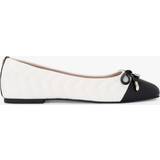 White Heels & Pumps Carvela Lara Ballerina Shoes, White/Black