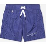 Cotton Swim Shorts Givenchy Kids 4G logo-print swim shorts kids Polyester Blue