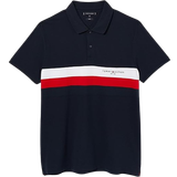 Tommy Hilfiger Men Polo Shirts on sale Tommy Hilfiger Men Chest Colourblock Polo Shirt - Desert Sky