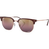 Red Sunglasses Ray-Ban New Clubmaster Polarized RB4416 6654G9