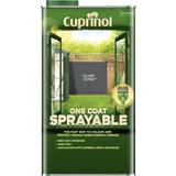 Cuprinol Spray Paint Cuprinol One Coat Sprayable Fence Treatment Wood Paint Silver Copse 5L