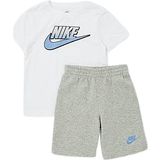 Nike Fade Logo T-shirt/Shorts Set - White