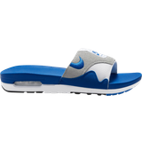 Nike White Slippers & Sandals Nike Air Max 1 - White/Black/Light Neutral Grey/Royal Blue