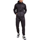 Men Jumpsuits & Overalls McKenzie Hail Poly Fleece Full Zip Hooded Tracksuit - Black