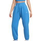 Joggers - Women Trousers Nike Women's Sportswear Phoenix Fleece Oversized Sweatpants - Star Blue/Sail