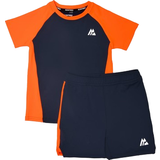 Girls Other Sets Children's Clothing Montirex Infants Peak T-shirt/Short Set - Midnight Blue/Fiery Orange (925741-468)