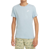 Nike Tops Nike Big Kid's Sportswear T-shirt - Light Armory Blue/White (AR5254-440)