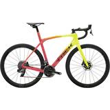Trek Road Bikes Trek Domane SLR 7 AXS Gen 3 - Radioactive Coral to Yellow Fade Men's Bike